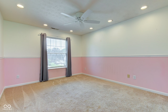 2234 Burgundy Way, Plainfield, IN 46168 - carpeted empty room featuring recessed lighting, baseboards, and ceiling fan