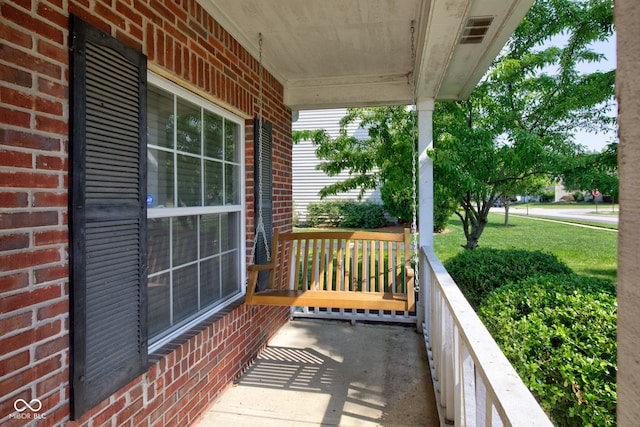 2234 Burgundy Way, Plainfield, IN 46168 - view of covered porch