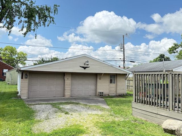 4853 Wentworth Blvd, Indianapolis, IN 46201 - view of detached garage