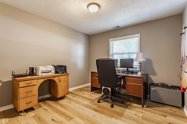 7935 N County Road 650 E, Brownsburg, IN 46112 - office space with light wood-style flooring and a textured ceiling