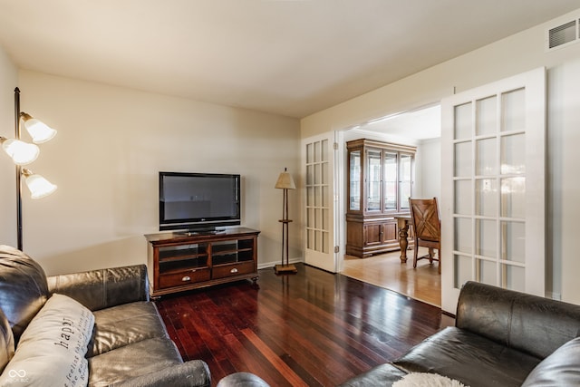 7935 N County Road 650 E, Brownsburg, IN 46112 - living area with hardwood / wood-style flooring and baseboards