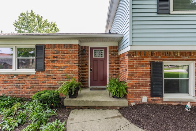 7935 N County Road 650 E, Brownsburg, IN 46112 - property entrance featuring brick siding