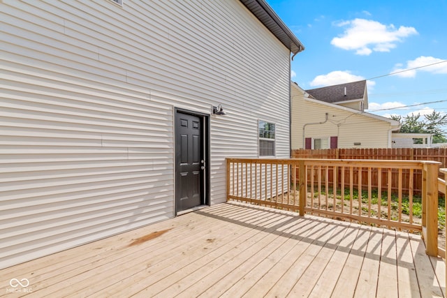 2111 S A St, Elwood, IN 46036 - view of wooden terrace