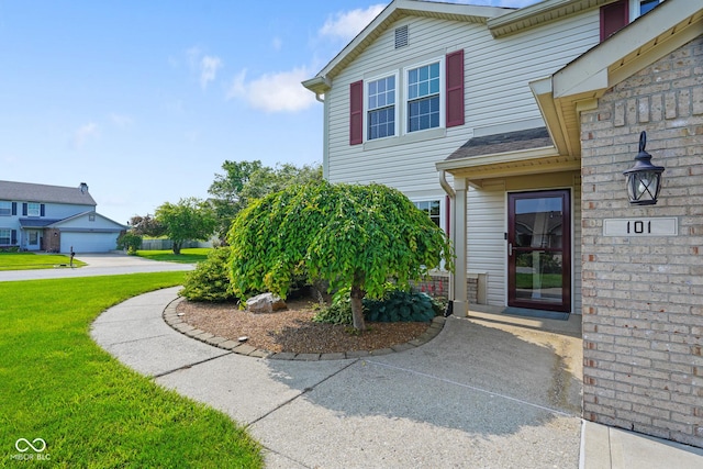 101 Meadowview Dr, Mooresville, IN 46158 - view of side of home with a yard