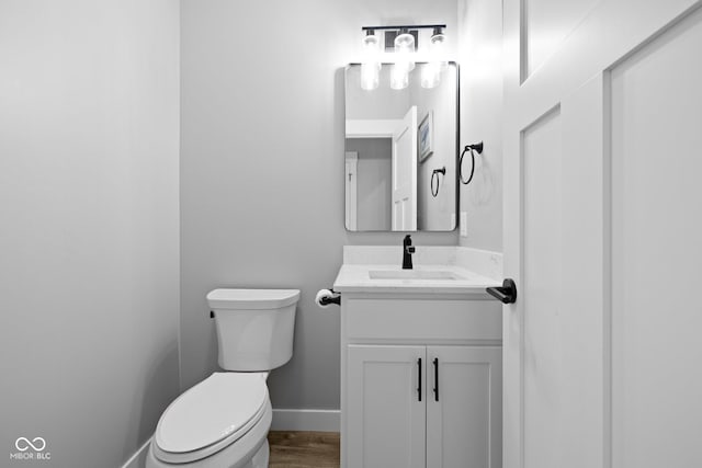 4545 Caroline Grace Ln, Terre Haute, IN 47802 - bathroom featuring vanity and wood finished floors