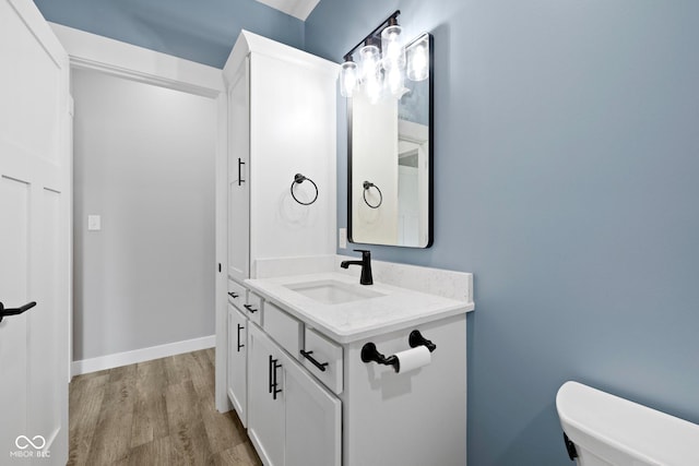 4545 Caroline Grace Ln, Terre Haute, IN 47802 - bathroom with vanity and wood finished floors