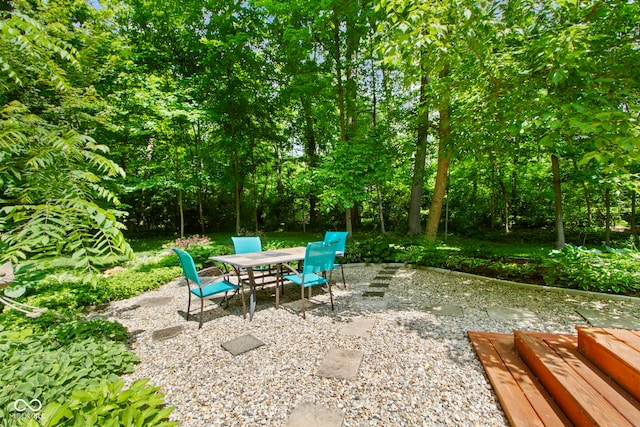 7426 Shadow Wood Dr, Indianapolis, IN 46254 - view of patio / terrace featuring outdoor dining space