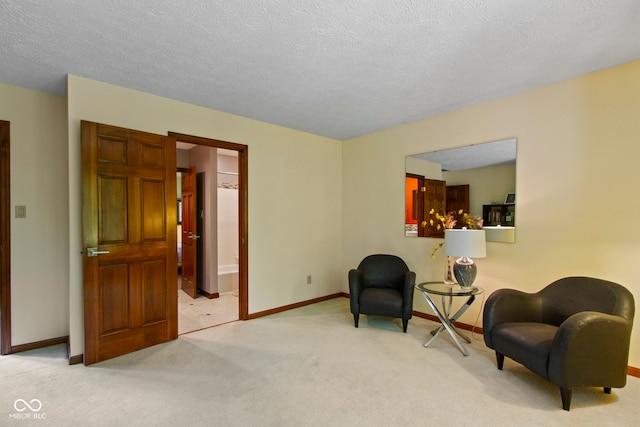 7426 Shadow Wood Dr, Indianapolis, IN 46254 - sitting room featuring carpet and baseboards