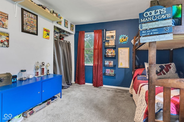 12121 E 21st St, Indianapolis, IN 46229 - carpeted bedroom featuring baseboards