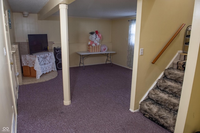 7402 Broadview Dr, Indianapolis, IN 46227 - finished basement featuring carpet and stairs