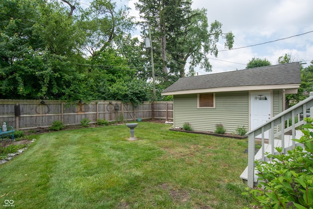 5133 E Michigan St, Indianapolis, IN 46219 - view of yard with an outbuilding