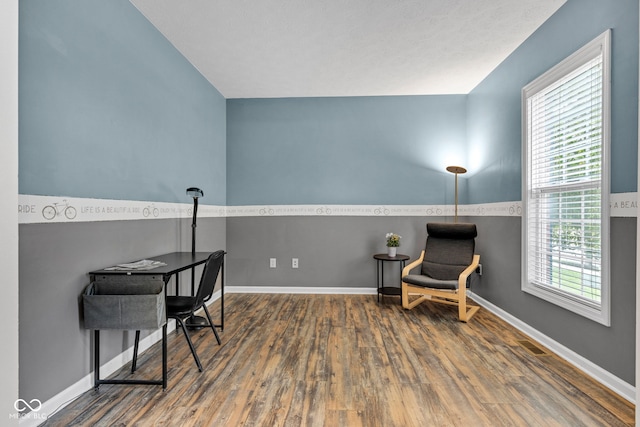 13766 Heatherfield Dr, Fishers, IN 46038 - living area with wood finished floors and baseboards