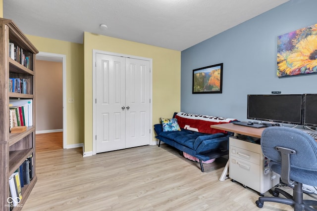 13766 Heatherfield Dr, Fishers, IN 46038 - home office featuring light wood finished floors and baseboards