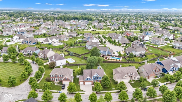13766 Heatherfield Dr, Fishers, IN 46038 - aerial overview of property's location featuring nearby suburban area
