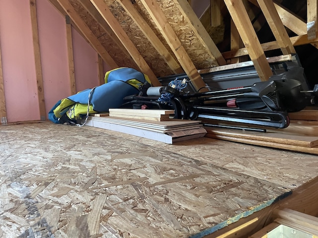 13766 Heatherfield Dr, Fishers, IN 46038 - view of unfinished attic