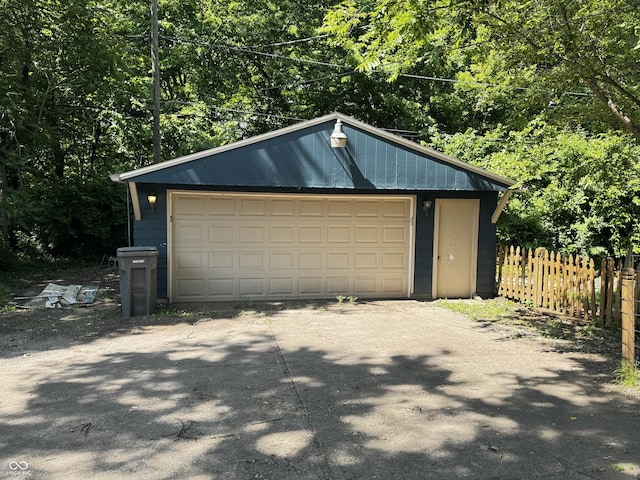 1206 Mcdougal St, Indianapolis, IN 46203 - view of detached garage