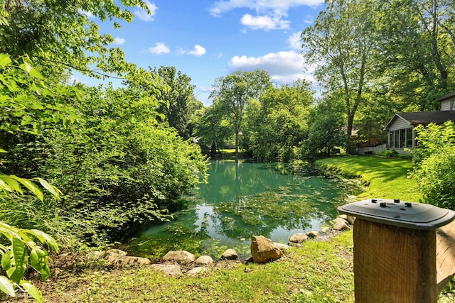 7630 Blain Way, Indianapolis, IN 46254 - view of grassy yard with a water view