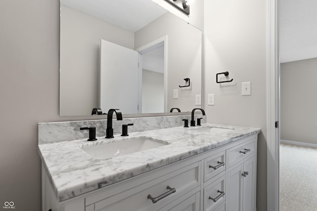 1313 Kenwood Dr, Greenwood, IN 46143 - bathroom featuring double vanity