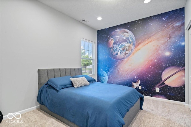 1905 Persimmon Grove Dr, Indianapolis, IN 46234 - carpeted bedroom with baseboards and recessed lighting