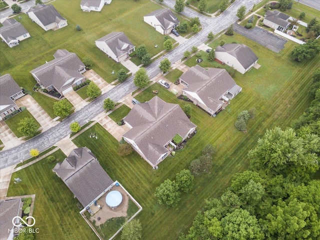 1905 Persimmon Grove Dr, Indianapolis, IN 46234 - aerial overview of property's location with nearby suburban area
