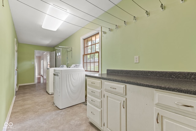 308 Hickory Hill Dr, Terre Haute, IN 47802 - laundry area featuring washing machine and clothes dryer and baseboards