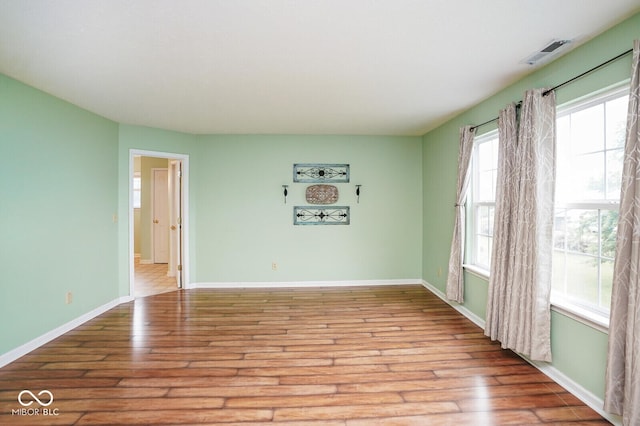 11198 N 650 W, Fountaintown, IN 46130 - spare room with light wood-type flooring and baseboards