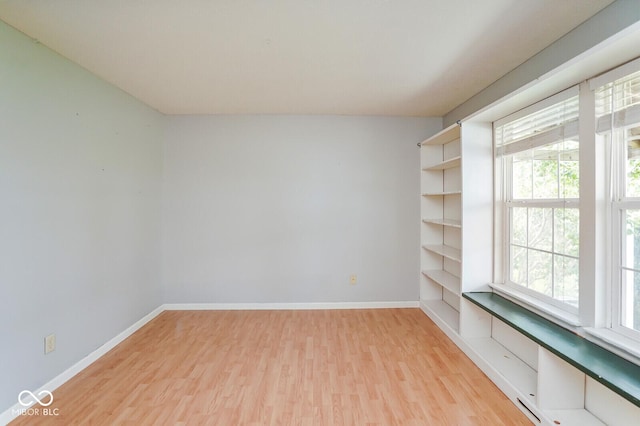 11198 N 650 W, Fountaintown, IN 46130 - empty room featuring light wood-style flooring and baseboards