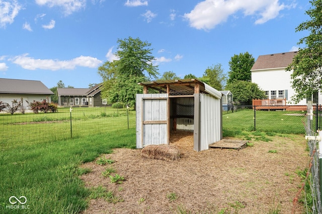 11198 N 650 W, Fountaintown, IN 46130 - view of shed