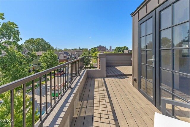 1818 N Pennsylvania St, Indianapolis, IN 46202 - view of wooden deck
