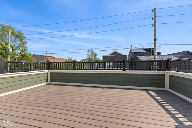 1405 Deloss St, Indianapolis, IN 46201 - view of wooden deck