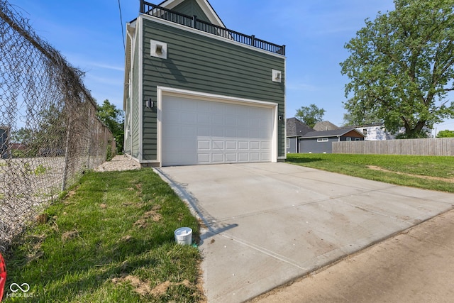 1405 Deloss St, Indianapolis, IN 46201 - view of garage