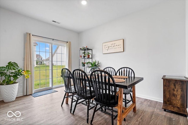 6507 W Whispering Way, Greenfield, IN 46140 - dining room with wood finished floors and baseboards