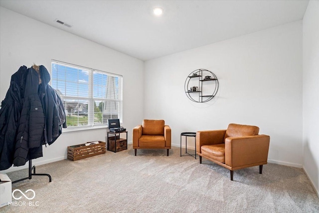 6507 W Whispering Way, Greenfield, IN 46140 - sitting room with carpet and baseboards