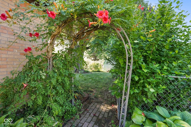 6133 Ashway Ct, Indianapolis, IN 46224 - view of yard