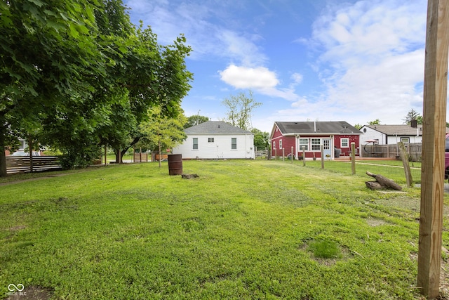 2164 E Raymond St, Indianapolis, IN 46203 - view of yard featuring an outdoor structure