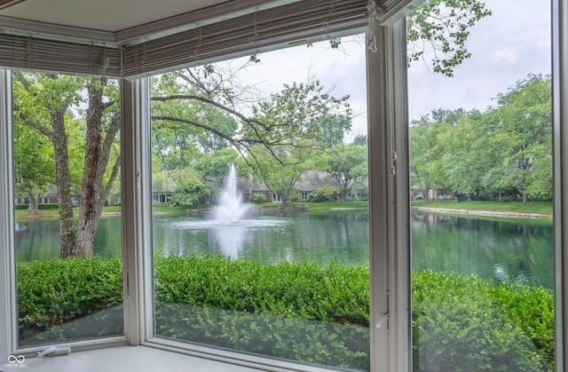 131 Olde Mill Bay, Indianapolis, IN 46260 - water view featuring a tree filled landscape