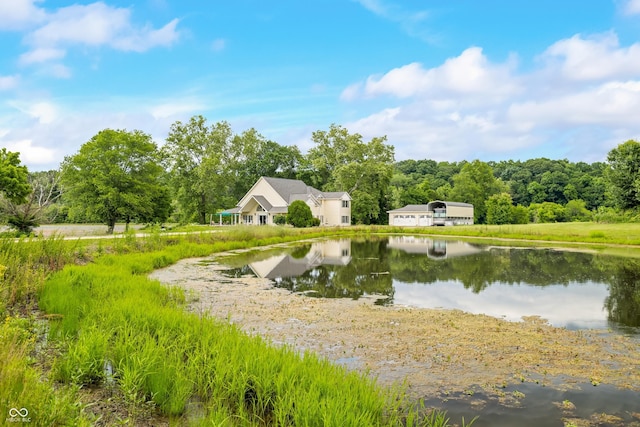 5439 E Kinderhook Rd, Scottsburg, IN 47170 - water view with a heavily wooded area