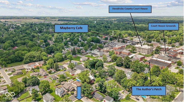 245 S Washington St, Danville, IN 46122 - bird's eye view