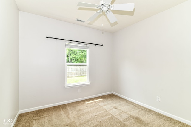 4650 Blue Marlin Way, Indianapolis, IN 46239 - spare room featuring carpet flooring and a ceiling fan