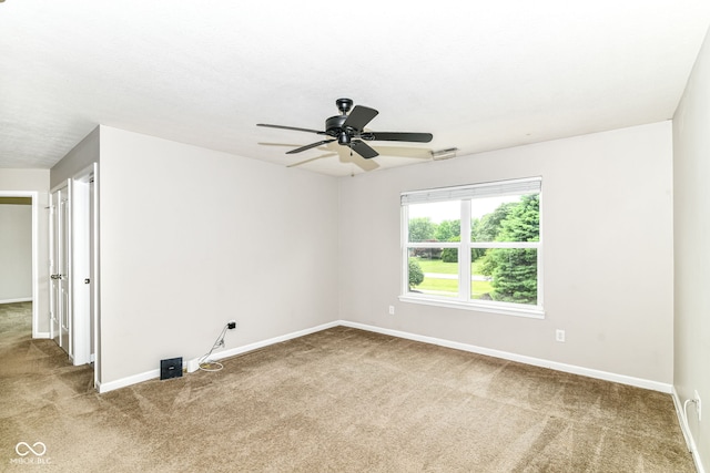 4650 Blue Marlin Way, Indianapolis, IN 46239 - carpeted empty room featuring ceiling fan and baseboards