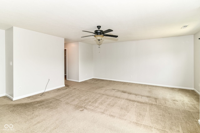 4650 Blue Marlin Way, Indianapolis, IN 46239 - carpeted empty room featuring ceiling fan and baseboards