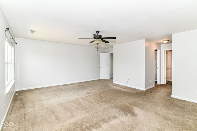 4650 Blue Marlin Way, Indianapolis, IN 46239 - spare room with carpet and a ceiling fan