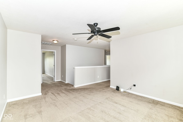 4650 Blue Marlin Way, Indianapolis, IN 46239 - carpeted empty room with baseboards and a ceiling fan