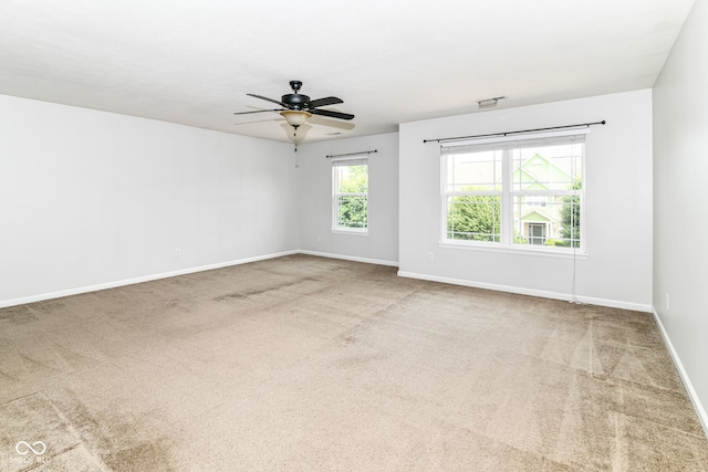 4650 Blue Marlin Way, Indianapolis, IN 46239 - empty room with carpet flooring and a ceiling fan