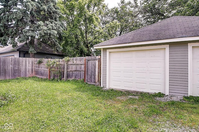 1548 N Park Ave, Indianapolis, IN 46202 - view of garage