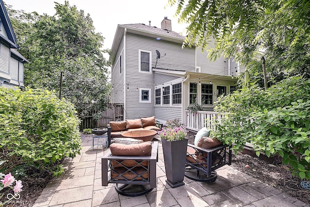1548 N Park Ave, Indianapolis, IN 46202 - view of patio with outdoor lounge area