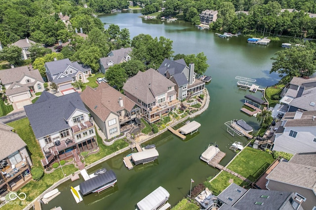 11244 Blackwalnut Pt, Indianapolis, IN 46236 - aerial view of residential area featuring a nearby body of water