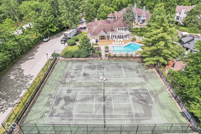 11244 Blackwalnut Pt, Indianapolis, IN 46236 - aerial view of a pool area