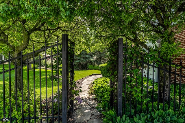 14149 Ledgewood Way, Carmel, IN 46032 - gate featuring a yard