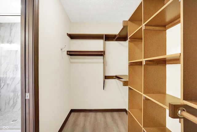 8619 Wrangler Ct, Indianapolis, IN 46217 - spacious closet featuring wood finished floors